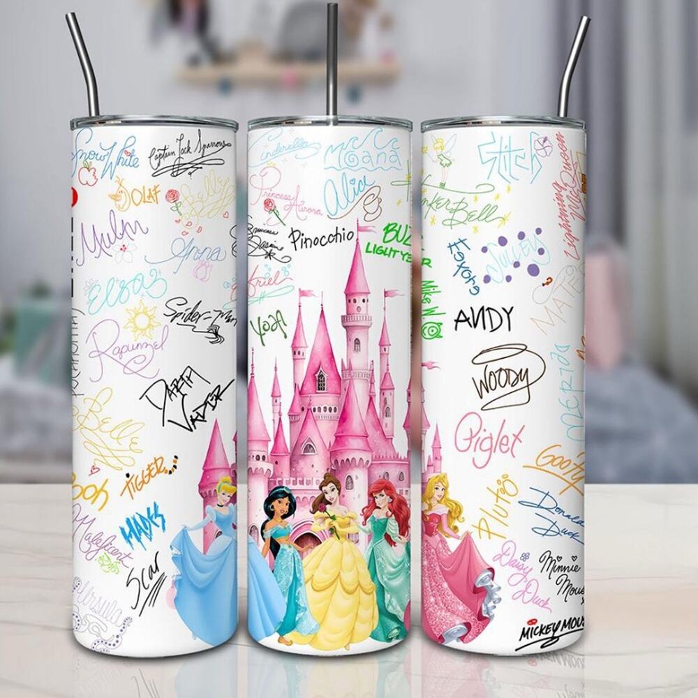 Princesses autographs 20oz Tumbler